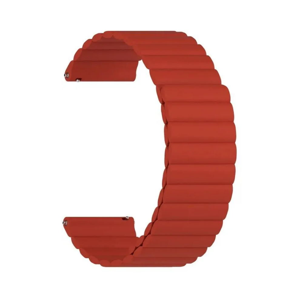Ремешок силиконовый для часов Lyambda Acrux 22мм, красный